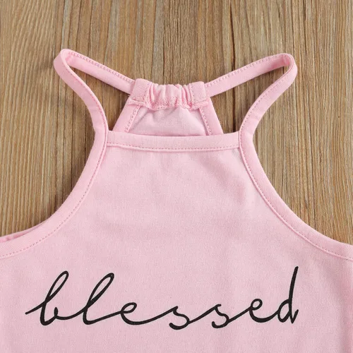 Miniatura 42 de Mandizy Conjunto de ropa de otoño para bebé niña pequeña, sudadera de manga larga con estampado de letras bendecidas, pantalones de camuflaje