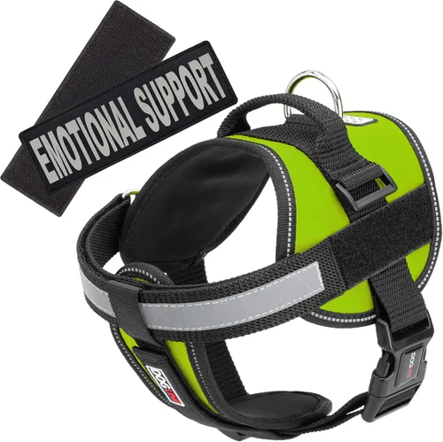 Miniatura 4 de Dogline Unimax - Arnés de chaleco multiusos Unimax para perros y 2 parches de soporte emocional extraíbles con respaldo de velcro