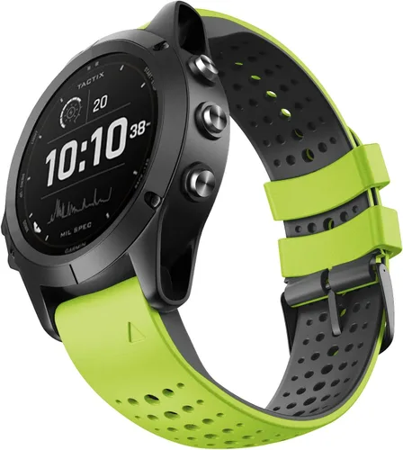 Miniatura 12 de NotoCity Correa de reloj de silicona de 0.866 in para Garmin Fenix 6, banda de ajuste rápido de 0.866 in para Fenix 8/8 Pro 1.850 in/Fenix 7/Fenix
