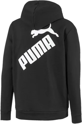 Miniatura 2 de PUMA Sudadera con capucha con logotipo grande para hombre