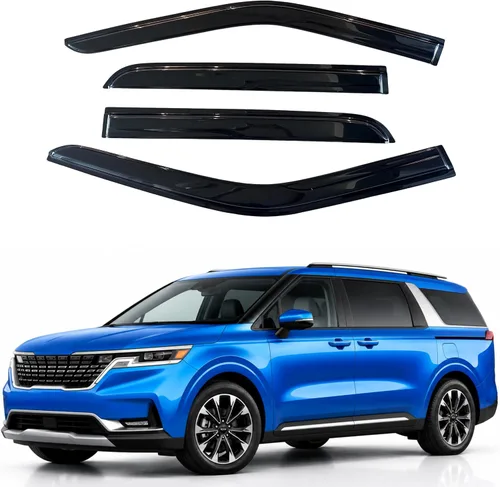 Miniatura 168 de Visor para ventana IG para Hyundai Venue 2020-2023, protector contra la lluvia, adhesivo extra duradero, deflector de viento para lado