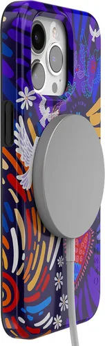 Miniatura 2 de Funda para iPhone 14 Pro Max Casely Viva La Vida Collage de Frida Kahlo Diseño Clásico Ultradelgado Compatible con MagSafe