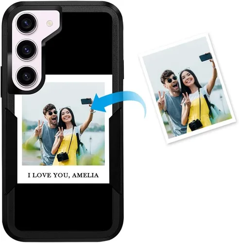 Miniatura 9 de Funda protectora personalizada para Samsung Galaxy S22 Ultra 5G (versión 2022), funda protectora de doble capa resistente con múltiples fotos, a