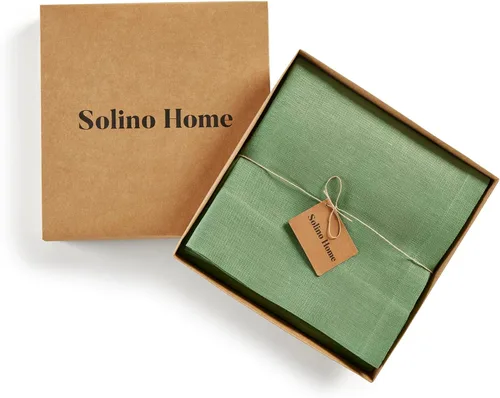 Miniatura 4 de Solino Home - Cortinas de lino de lino europeo de 108 pulgadas de largo, 100% lino puro verde álamo, 52 x 108 pulgadas de largo, cortinas de ventana