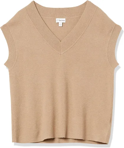 Miniatura 7 de The Drop Chaleco tipo suéter Zhen con cuello en V para mujer