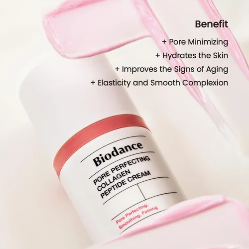 Miniatura 4 de BIODANCE Crema de péptidos de colágeno que perfecciona los poros, hidratante, regordecedora, cuidado de los poros, hidratante facial reafirmante