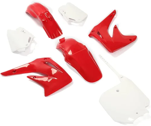 Miniatura 9 de HECASA Kit completo de reemplazo de plástico compatible con Honda CR85R 2003-2007 (Blanco)