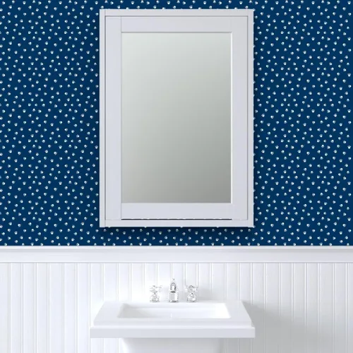 Miniatura 9 de Papel tapiz autoadhesivo para despegar y pegar, papel tapiz extraíble de color azul marino para mascotas, perros, gatos y patas, mascotas Spoonflower