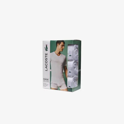Miniatura 2 de Lacoste Camiseta interior 100% algodón con cuello en V para hombre, 3