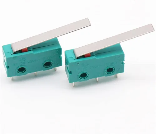 Miniatura 2 de GATSUN Micro Switches 10PCS 3 pins Micro Touch Switches NO+NC 3a/5a 125VAC 250VAC Mini Limit Switch Micro Switch Microswitches with 29mm Long Lever