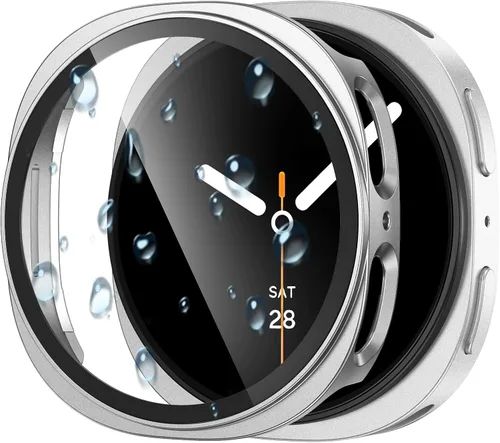 Miniatura 11 de Goton - Funda impermeable para Samsung Galaxy Watch 5 y 4 y FE, protector de pantalla de 40 mm con vidrio templado, 1 paquete de funda dura de PC