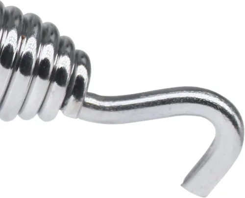 Miniatura 3 de 3.7" Chrome Jiffy Stand Kickstand Spring se adapta a Harley Sportster Softail Super Glide Touring (2 piezas cromado)