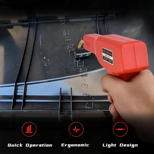 Miniatura 4 de Soldador de plástico, 800 grapas, kit de soldadura de plástico, imprescindible para bricolaje, encendido/apagado instantáneo, kit de soldador