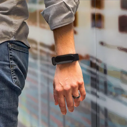 Miniatura 9 de Wanme Bandas para Amazfit Band 5 correas de repuesto para mujeres y hombres, paquete de 2 correas deportivas de silicona compatibles con Amazfit