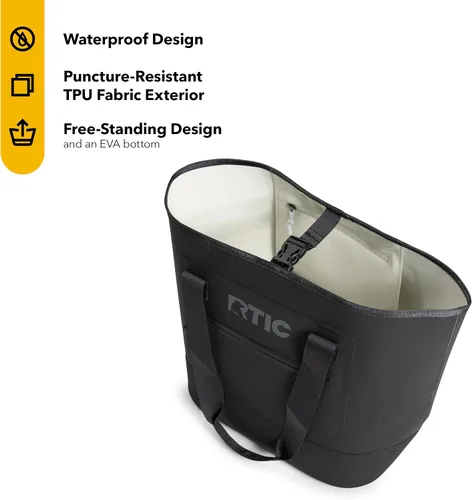 Miniatura 3 de Bolsa de mano ultra resistente RTIC, impermeable para playa, piscina, toalla, compras, de alta resistencia, resistente a perforaciones, pequeña