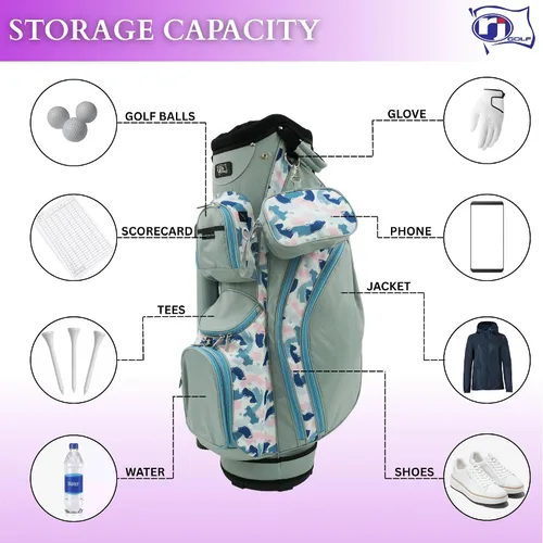 Miniatura 3 de RJ Sports Paradise - Bolsa para carrito de golf para mujer