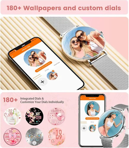 Miniatura 5 de LIGE Smart Watch for Women, 1.43" AMOLED Screen Smartwatch with Answer/Make Call for iOS/Android, Fitness Tracker with 120+ Sport Modes