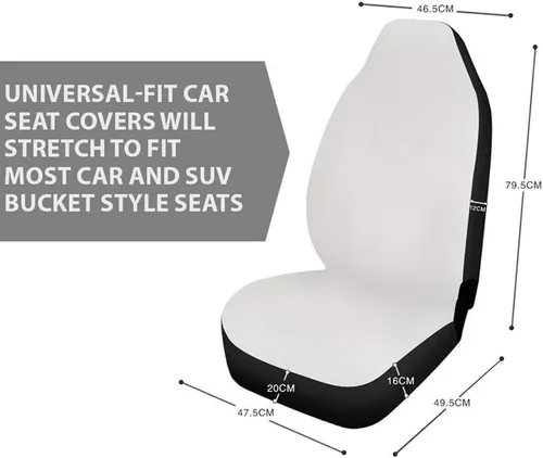 Miniatura 4 de Funda de asiento de coche rosa con estampado de vaca, suave, transpirable, para asiento delantero, asiento trasero, juego completo de 4