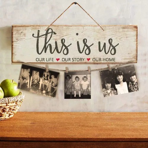 Miniatura 4 de Plantillas de palabras de granja, 6 plantillas inspiradoras para madera, lienzo y más, el juego de plantillas reutilizables incluye "This is Us