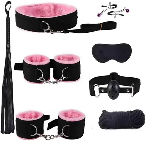 Miniatura 2 de Juego de sujeción de cama, barra de sujeción sexual, barra de sujeción sexual, muslo, muñeca, tobillo, esposas, restricciones de cama para parejas