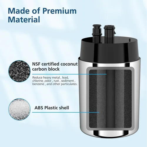 Miniatura 3 de 2 paquetes de cartuchos de repuesto para filtro de grifo, compatibles con el sistema de filtración de agua de grifo Brita®, Brita® 36311, 36313