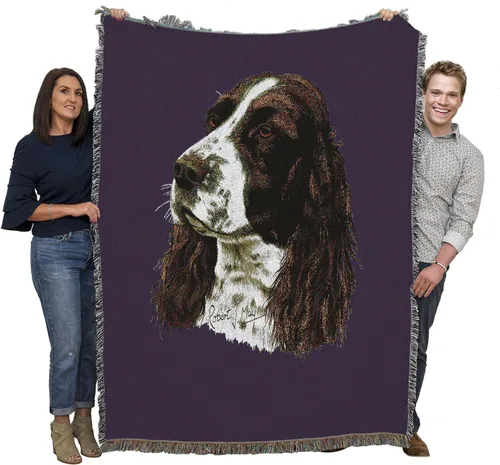 Miniatura 11 de Pure Country Weavers Manta con diseño de Springer Spaniel inglés "I Love My English Springer Spaniel", regalo para los amantes de los perros, manta