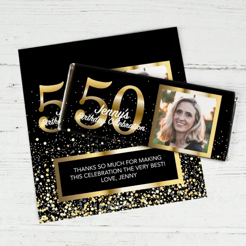 Miniatura 11 de Regalos personalizados de fiesta de dulces de 30 cumpleaños de 12 quilates con fotos de barras de chocolate y envoltorios, regalos para invitados
