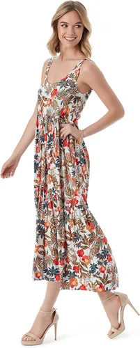 Miniatura 2 de Jessica Simpson Vestido largo de sirsaca escalonado Cheryl Plus para mujer