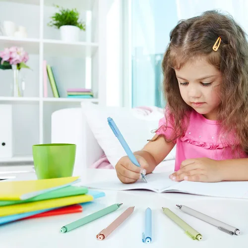 Miniatura 6 de Bolígrafos de tinta negra, punta fina de 0.020 in para una escritura suave, tinta de secado rápido, bolígrafos de escritura suave, perfectos