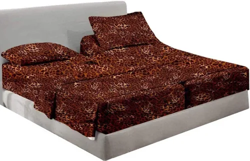 Miniatura 12 de Juego de sábanas divididas Queen para cama ajustable, tejido satinado suave, 600 hilos, 100% algodón egipcio, juego de 5 piezas con 2 sábanas