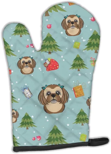 Miniatura 19 de Caroline's Treasures BB4020OVMT Dog House Collection Border Collie - Guante de horno grueso resistente al calor para sartenes calientes y horno