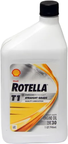 Shell Rotella Aceite de motor de grado recto T1 550019903 30W QUART