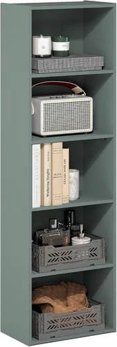 Miniatura 92 de Furinno - Estantería abierta reversible de 5 cubos, color blanco y rosado, 11069WH/PI Blanco/Rosa