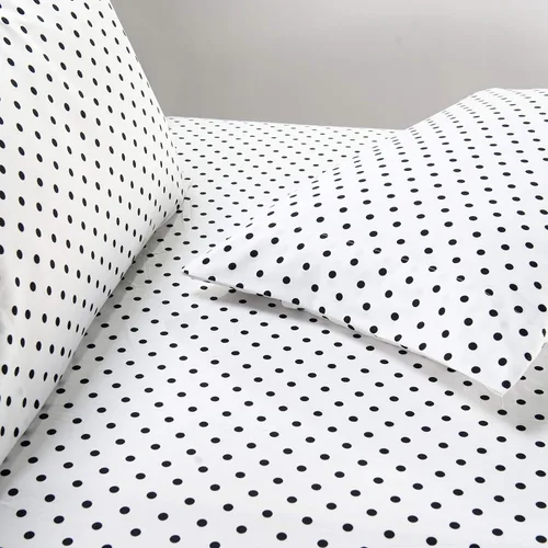 Miniatura 3 de Elegant Comfort Sábanas suaves de lujo con patrón de lunares, 1500 hilos, microfibra de alta calidad, suave, resistente a las arrugas y a