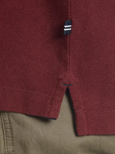 Miniatura 4 de Nautica - Camiseta de manga corta estilo polo para hombre, de algodón piqué liso