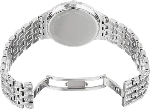 Miniatura 6 de Bulova Crystal Pave 3-Hand Quartz Slim Case Watch