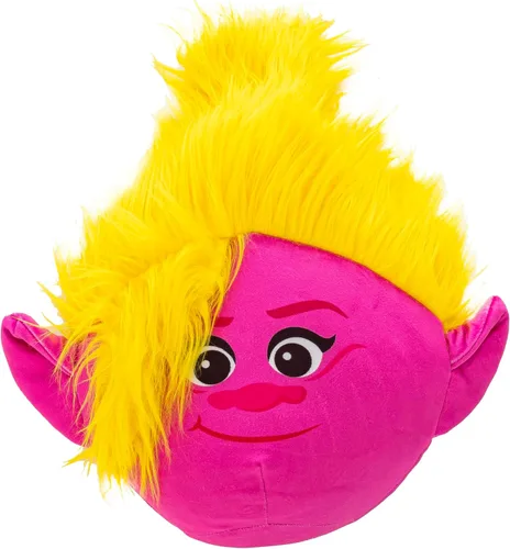 Miniatura 4 de Northwest Almohada Trolls Cloud, 11 x 11 pulgadas, Queen Poppy