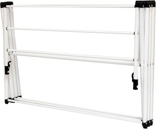 Miniatura 3 de Honey-Can-Do Large Folding Metal Clothes Drying Rack - 31" Wide Oversized Laundry Stand - 26 Ft Drying Capacity - Heavy Duty Portable Airer for