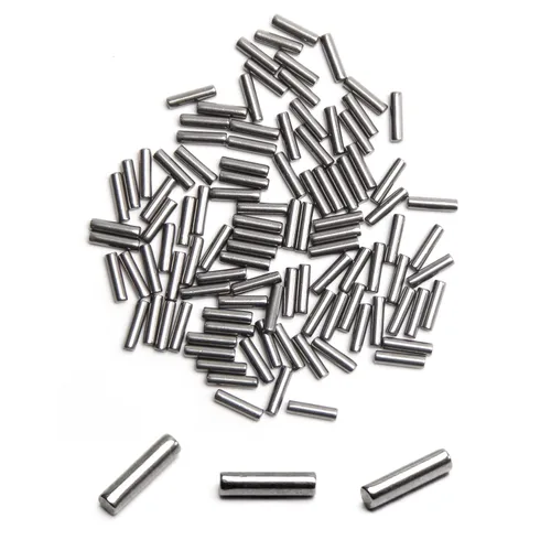 Miniatura 16 de MroMax 100 pasadores cilíndricos de acero inoxidable 304 M1.0.197 x 0.236 in, clavijas de soporte de estante para dispositivos metálicos