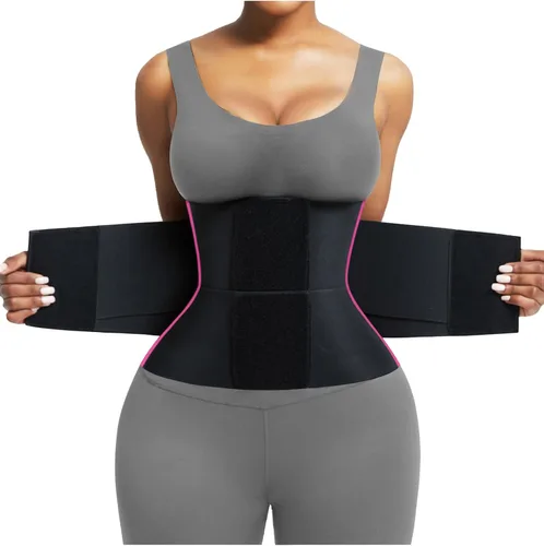 Miniatura 8 de FeelinGirl Cinturón de entrenamiento de cintura, reductor de cintura, cinturón de abdominales, control de abdomen, moldeador de cuerpo con triple