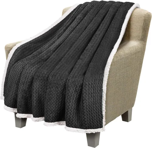 Miniatura 6 de Catalonia Sherpa - Manta para sofá cama, súper suave, cómoda y esponjosa reversible. Cobija de felpa de lana para todas las estaciones para adultos