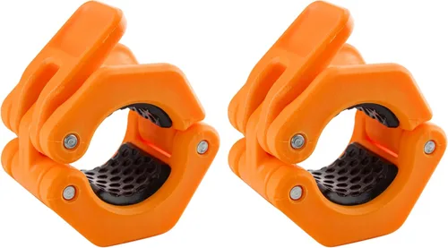 Miniatura 2 de Collar de barra deportiva Lock-Jaw de 1 pulgada, abrazadera de barra de liberación rápida de 1 pulgada o 0.984 in (naranja, 1 pulgada / 0.984 in)
