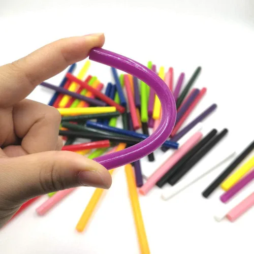 Miniatura 4 de Tretar - Barras de pegamento termofusible de colores, mini barras de pegamento caliente de colores para manualidades, bricolaje, reparación general