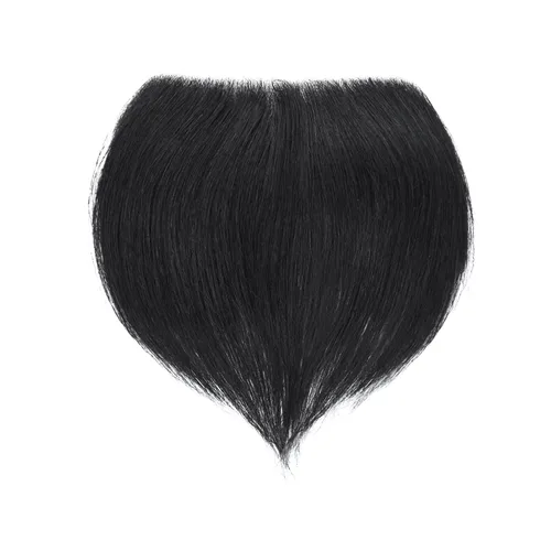 Miniatura 29 de Extensión frontal de cabello rubio claro para hombres, extensión de cabello lacio con pérdida de línea de cabello humano con cinta adhesiva