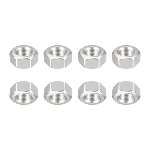 Miniatura 13 de DTGN Tuercas hexagonales M1.0.236x0.014 in (DxP), paquete de 25, buenas para reparación de garaje en casa, tuercas hexagonales de acero inoxidable