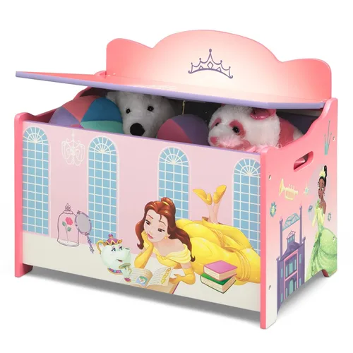 Miniatura 11 de Delta Children Caja de juguetes de lujo, princesa Disney Disney Princess
