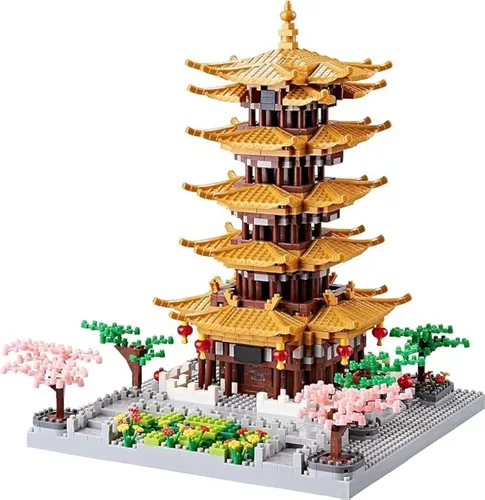 Miniatura 9 de Juego de bloques de construcción de arquitectura china, Epang Palace, 3050 piezas, juguetes creativos, el mejor regalo para adultos y niños a partir