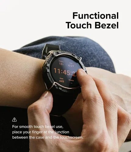 Miniatura 8 de Ringke Fusion-X Guard [correa + funda] compatible con Samsung Galaxy Watch 5/4 de 1.732 in con correa, resistente a los golpes, funda resistente a