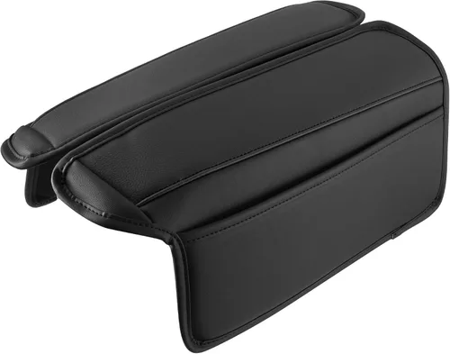 Cojín para reposabrazos de consola central de automóvil, almohadilla suave, color negro, para Nissan Rogue 2021 2022 2023 (paquete de 2)