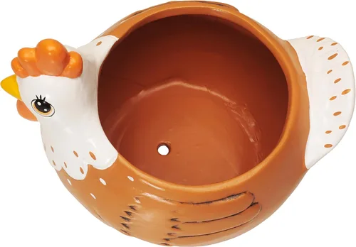 Miniatura 2 de Macetero para pollo, soporte para utensilios de gallo, accesorios de fiesta, maceta para suculentas, para interiores y exteriores, jardín, patio